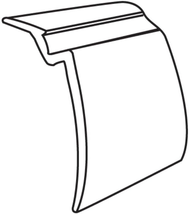 "White 72" Snap-in Vinyl Glazing Bead 4-Pack" - Image 5