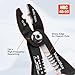 Valuemax 4-in-1 Wire Stripper Tool, Wire Stripper, Wire Crimper, Wire Crimping Tool, Multifunctional Electrician Pliers for Clamping, Stripping, Cutting, Crimping, 10-20 AWG