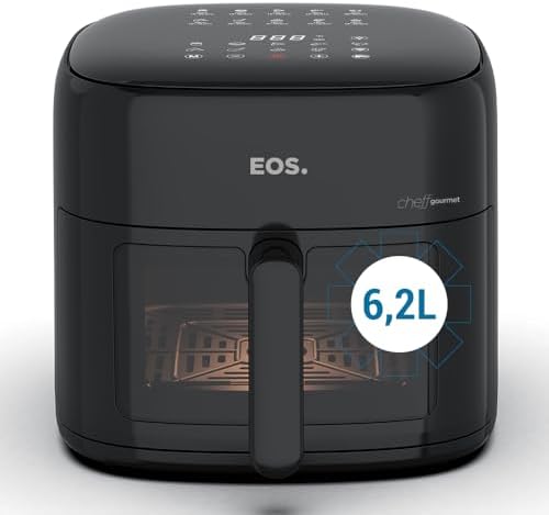 Fritadeira Sem Óleo Air Fryer Eos Chef Gourmet 6.2 Litros Compact...