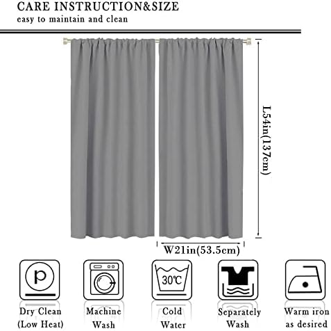 Miniatura 2 de Cortinas con estampado egipcio, cortinas opacas para ventana, jeroglíficos egipcios dorados, detalles logográficos antiguos y elementos alfabéticos