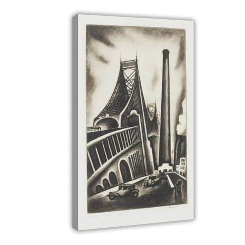 Pont de Queensboro Howard Norton Cook toile haut de gamme suspendre