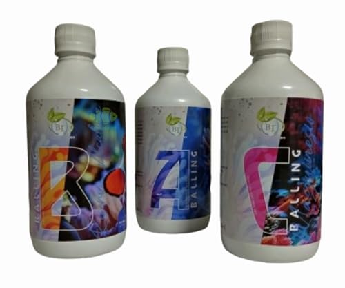 BASE FLORA, Kit Balling A B C Repositor De Minerias 500 Ml Base Flora