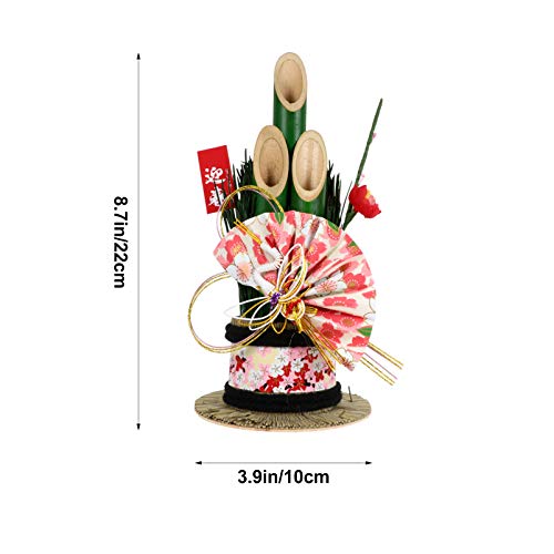 Amosfun Enfeite de Mesa Japonês Estilo de Japão Decoração Ventilador de Papel Sorte Sorte Decoração