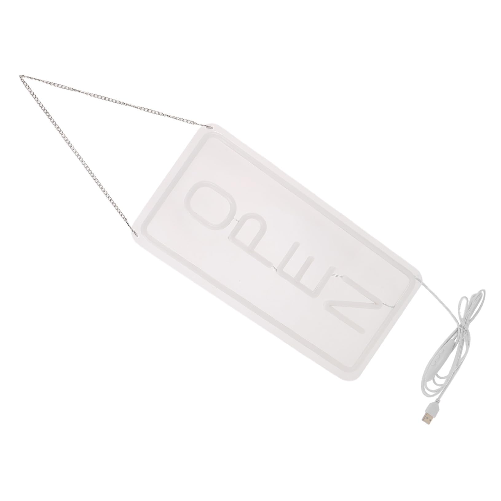 TOYANDONA Letrero De Neón Led Vertical Abierto Luz Acrílica Transparente Usb Para Negocios Tiendas Restaurantes Iluminación Decorativa Para Habitaciones