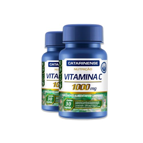 Vitamina C 1000mg - 2 unidades de 30 Comprimidos - Catarinense
