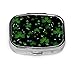 Produktbild Shamrock Galaxy benutzerdefinierte Fashion Square Pill Box Tablet Inhaber Tasche Geldbörse Veranstalter Fall Dekoration Box