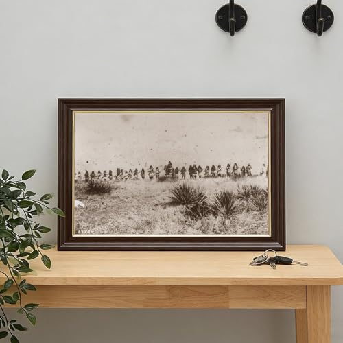 Impression sur toile Geronimo et Apaches tableau cadre premium - 7
