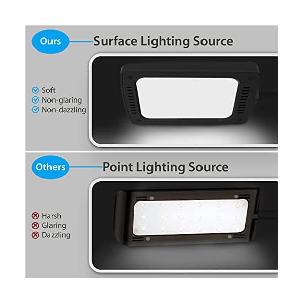 TROND LED Desk Lamp Dimmable, Flexible Gooseneck Table Lamp, 3 Color Temperatures, 7 Brightness Levels, Touch Control, Memory Function, Flicker-Free - Image 8