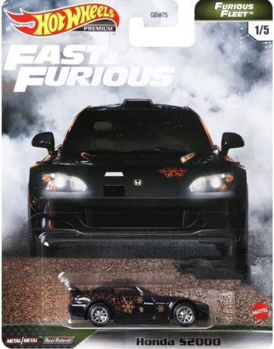 DieCast Hot Wheels Premium Fast & Furious S2000 - Furious Fleet 1/5, Black