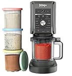 Ninja CREAMi XL Deluxe (CN551CCO) 11-in-1 Ice Cream and Frozen Treat Maker with 4 Pints and Lids (Renewed)