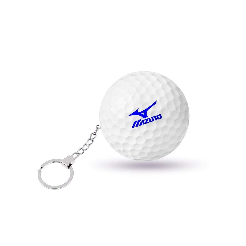 GolfoyMizuno Golf Ball Key Chain (White/Blue)
