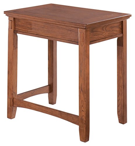 Ashley Furniture Medium Brown Home Office Corner Table