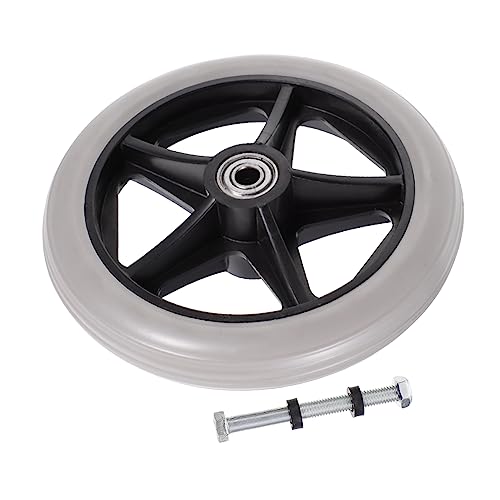 HAPINARY 1pc 6 Inch Caster Stunt Scooter Wheels Walker Replacement Wheel Wheelchair Replacement Parts Rolling Cart Accessories Swivel Caster Wheels Office Alloy and Abs Material