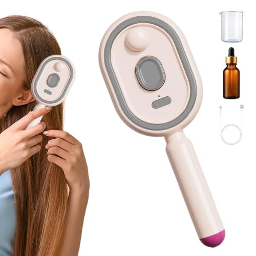 Cepillo para el pelo mojado antienredos que elimina nudos difíciles con su terapia de luz