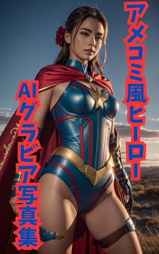 アメコミ風ヒーロー AIグラビア写真集