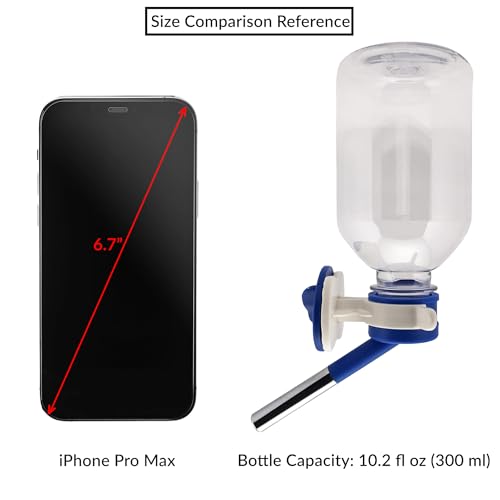 Choco Nose H128 Patented No-Drip Water Bottle/Feeder For Guinea Pigs/Hamsters/Bunnies/Ferrets/Other Small Pets, Critters And Animals -For Cages thumb #2