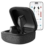 Cearvol Wave Lite Amplificatore Suono per Anziani e Adulti, Supporto per Ascolto Quotidiano con AI/DNN, Controllo via App, Bluetooth Duale, Ingresso AUX-IN per TV (Mezzanotte)