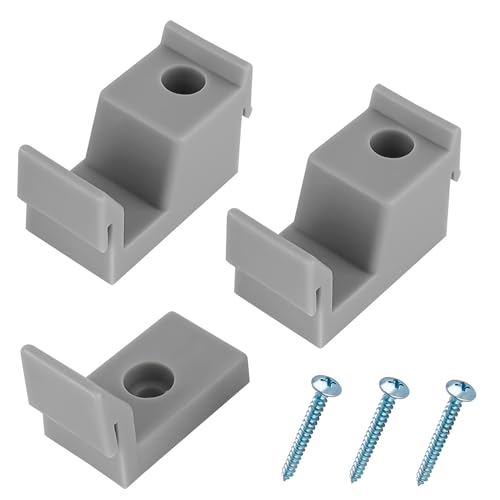 NSBGPS Glass Shower Door Bumpers for Doors Guide and Glass Shower Doors Noise Reduction and Anti-Collision