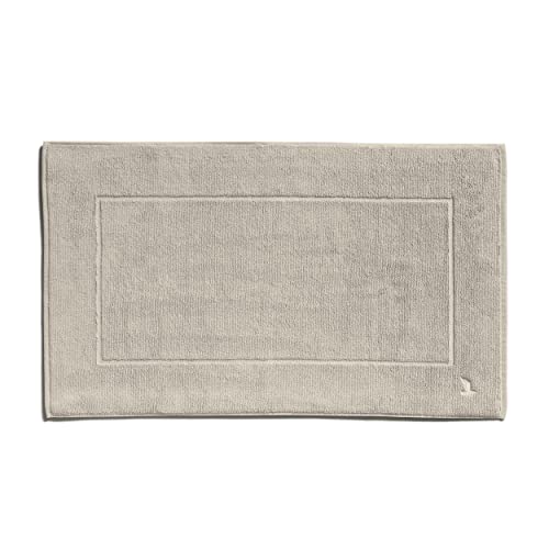 Möve Superwuschel Badteppich 60 x 100 cm aus 100% Baumwolle, Silver Grey