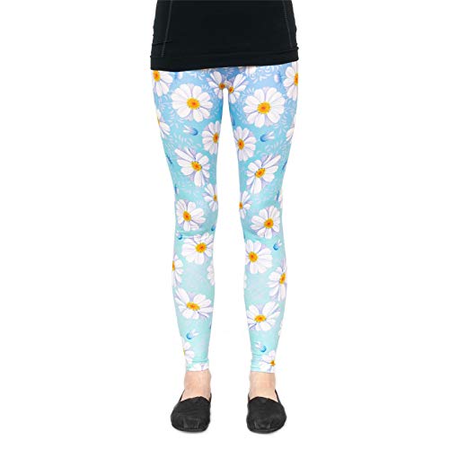 Preisvergleich Produktbild cosey Damen Bunte Bedruckte Blumen Leggings, Gänseblümchen, Einheitsgröße