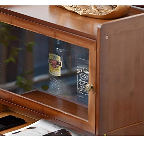 Soporte para botellas de vino de madera maciza miniatura 5