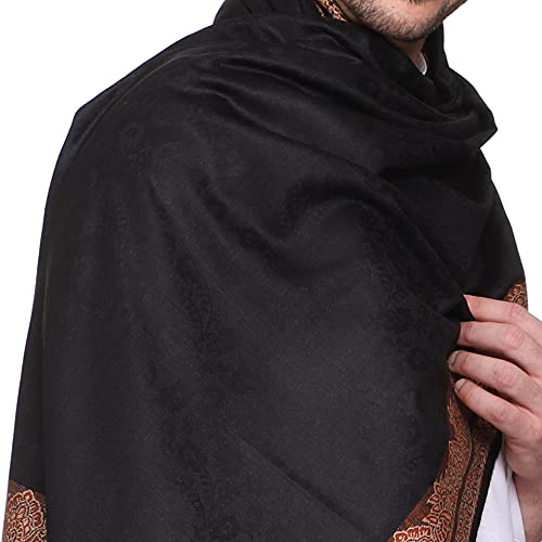 Image of Weavers Villa Men's Woven Acro Wool Gents Shawls, Muffler, Stoles for Men