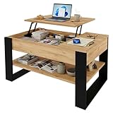 möbelkap Couchtisch mit anhebbarem & ausziehbarem ...