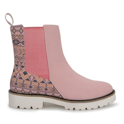 YOHO Women Printed Boots Stylish Comfortable Lightweight Deal