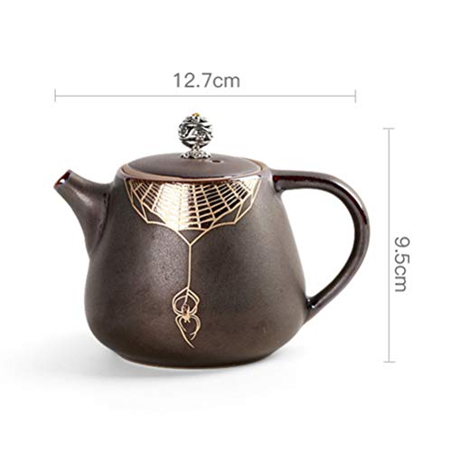 HEMOTON Chaleira de cerâmica estilo japonês, 280 ml