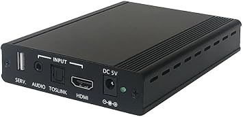 4K UHD HDMI Scaler - HD Video Up Down Converter with Audio Extraction HDMI 2.0