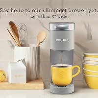 Keurig K-Mini Single Serve K-Cup Pod Coffee Maker, 6 to 12oz Brew size, with Cord Storage, Perfect for Small Spaces, Studio Gray — image 3