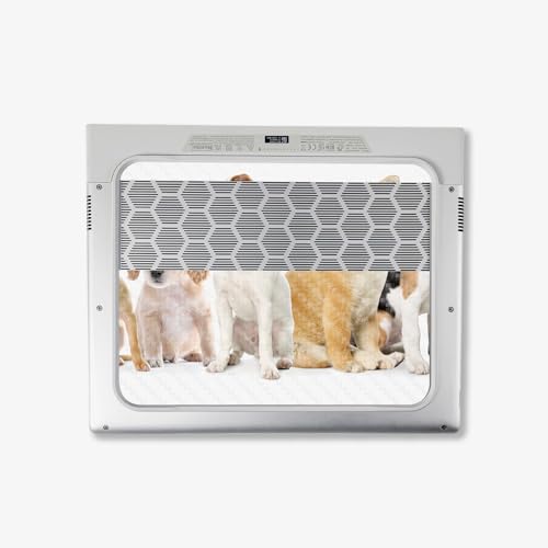 Image of MightySkins Carbon Fiber Skin Compatible with Alienware X14 R2 (2023) Full Wrap Kit - Puppy Posse | Protective, Durable Textured Carbon Fiber Finish | Easy to Apply & Change Styles | Made in The USA