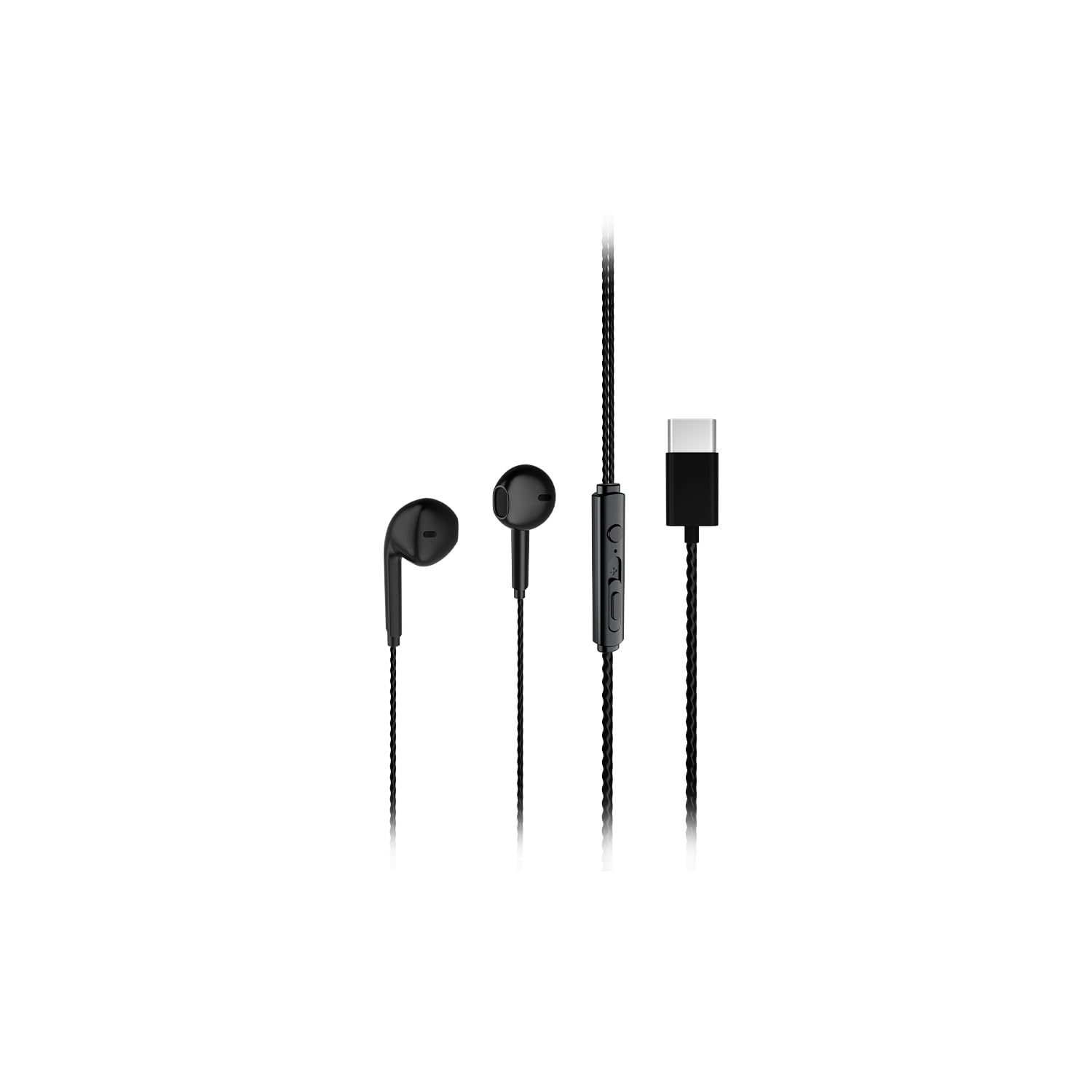 Lecoo EH104 - Auricolari USB-C, colore: Nero