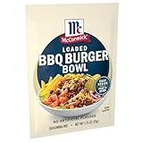 McCormick Seasoning Mix, Loaded BBQ Burger Bowl, Hearty, Ground Meat, Smash Burger Seasoning, No Artificial Flavors, Use with Beef, Chicken, Pork, and More, 1.25 oz (Pack of 12)