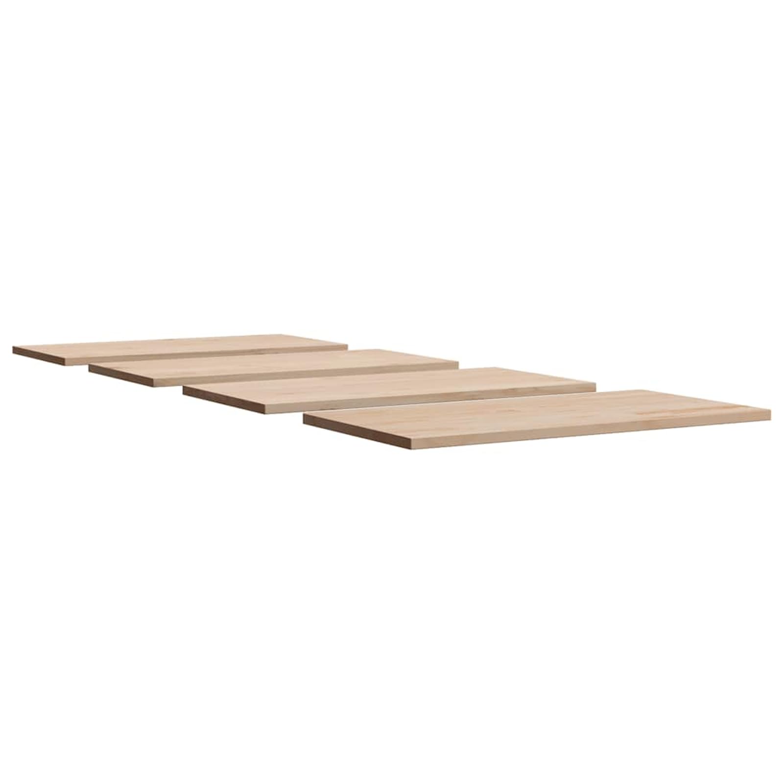 Blaty stołowe 4 szt. 100 x 50 x 2,5 cm lite drewno sosnowe rustykalne do salonu i jadalni komercyjnego