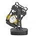 Remontoir de montre automatique à bascule à vitesse réglable compatible (arrêt temporisé, silencieux, voyage), noir