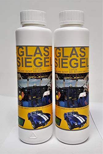 Preisvergleich Produktbild Glassiegel Scheibenversiegelung mit Lotuseffekt je Flasche 250ml