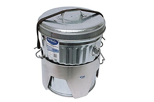 Inventive Products ITD1054 6 Gallon Aluminum Trash Can Mount – Horizontal Mount