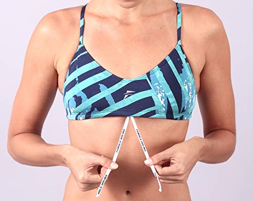 Fabíola Molina Top para Natação Com Compressão, Multicolorido