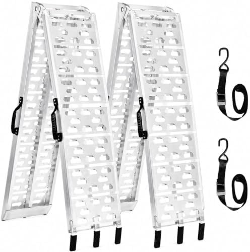 Loading Ramps for Pickup Trucks, 7.5 ft Aluminum ATV Ramps, 2 Pac...