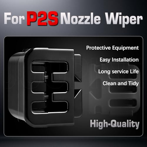 6-PK Nozzle Silicone Wipes/Brushes for Bambu Lab P2S X2D 3D Printer Accessories, Quick-Release 3-Second Installation Cleaning Brush for Bambus X2D P2S Hotend Nozzle Cleaning Tool