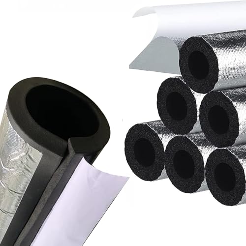 スポンジパイプ断熱材 防水発泡管保温 内径22〜120 Mm、厚さ20/30 Mm、長さ95 Cm、難燃性および耐久性 保冷 フォームチューブ 保温発泡チューブ ガレージ用 屋内および屋外の水道管 配管断熱ラップ用 耐熱カバー(ID110mm*T30mm*