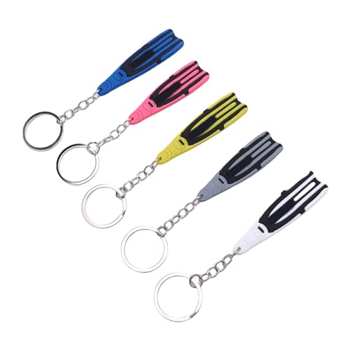 Diving thème keychain flipper en silicone doux, idée cadeau originale pour sac