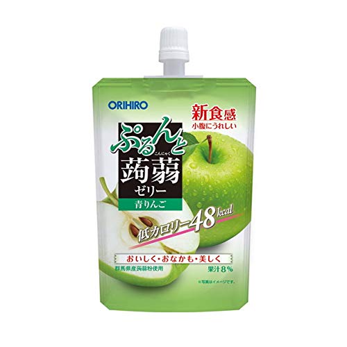 オリヒロ ぷるんと蒟蒻ゼリースタンディング 青りんご