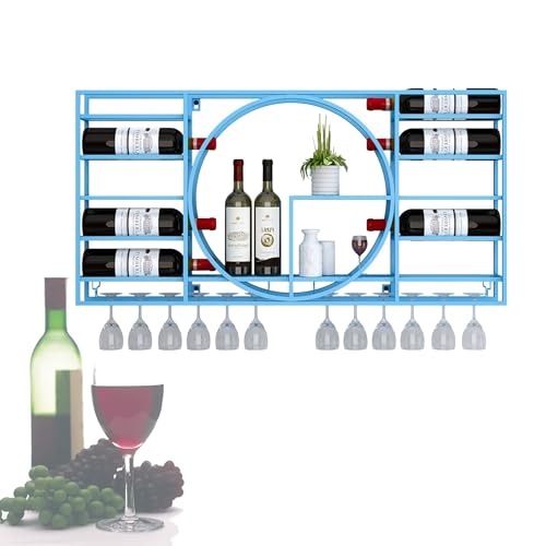 Casier à vin en métal mural pour gagner de la place dans la cuisine