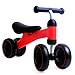 HYZXK Solde Bébé Vélo Bébé Walker Jouets À Enfourcher pour 1 an Garçons Filles Bébé Marche Vélo Premier Vélo,Rouge