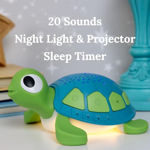 Yogasleep Baby Soundscene White Noise Sound Machine, 20 Relaxing Sounds & Lullabies, Starry Night Light Projector, Bedroom Decor for Infant, Toddler & Kids, Noise Canceling & Sleep Aid, Registry Gift
