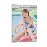 汎用 9鬼头明里俳優のセクシーな油絵ポスター2 ポスター 装飾画 キャンバス ウォールアート リビングルーム ベッドルーム 絵画 フレームスタイル 24x36インチ(60x90cm)