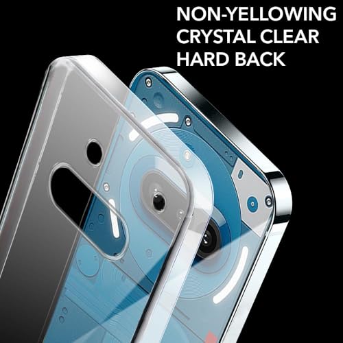Image of DIZORO Compatible with Nothing 3a Back Cover Case Clear,[ Anti Yellow ][Military Grade Protection] Hard PC Back Cover Transparent