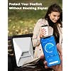 Protective Cover Case,Shockproof,Weatherproof,Signal-Safe Cover,Precision Fit,Non-Slip Silicone Accessory Designed for Starlink Mini Dish,for RV,Camping, Hiking,Travel(White)